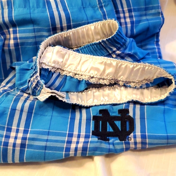 Women's Size M Notre' Dame Pajama Pants - Picture 1 of 9